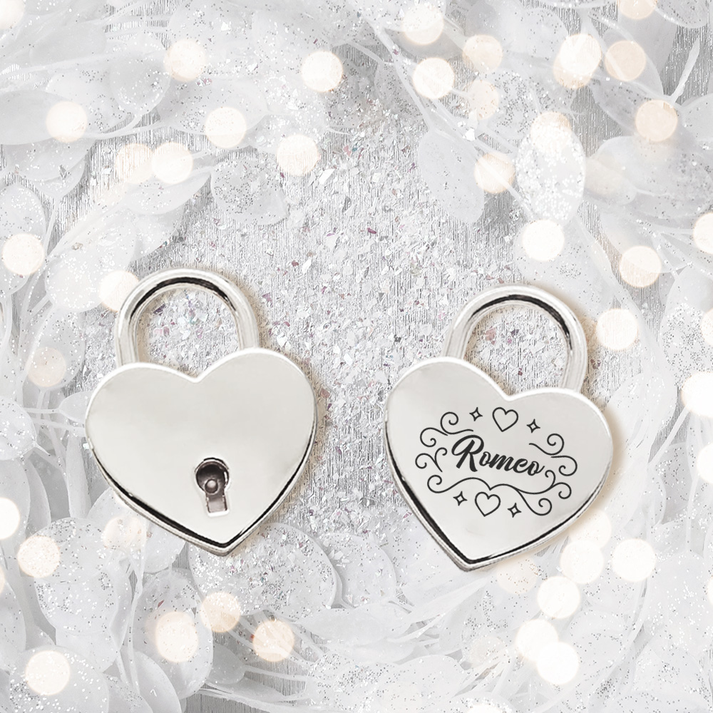 Lighting Decoration For Wedding - Lucchetto d'amore personalizzato, lussuoso e raffinato,