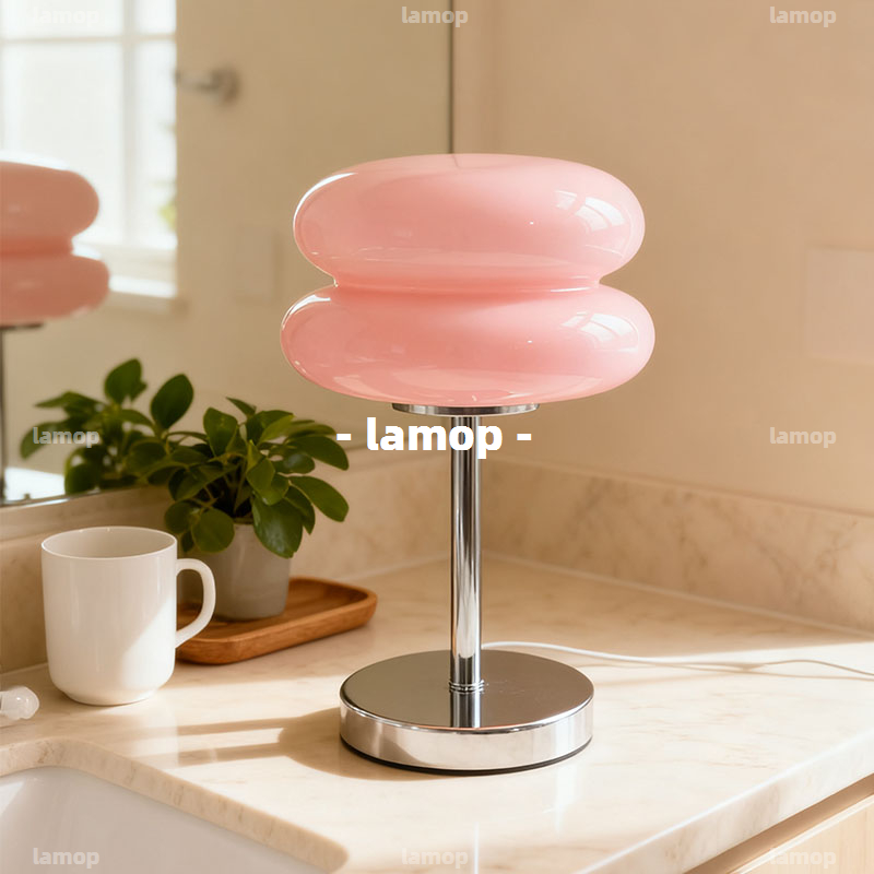 Lighting Design Decor - Lampada da Comodino Retrò Color Crema,