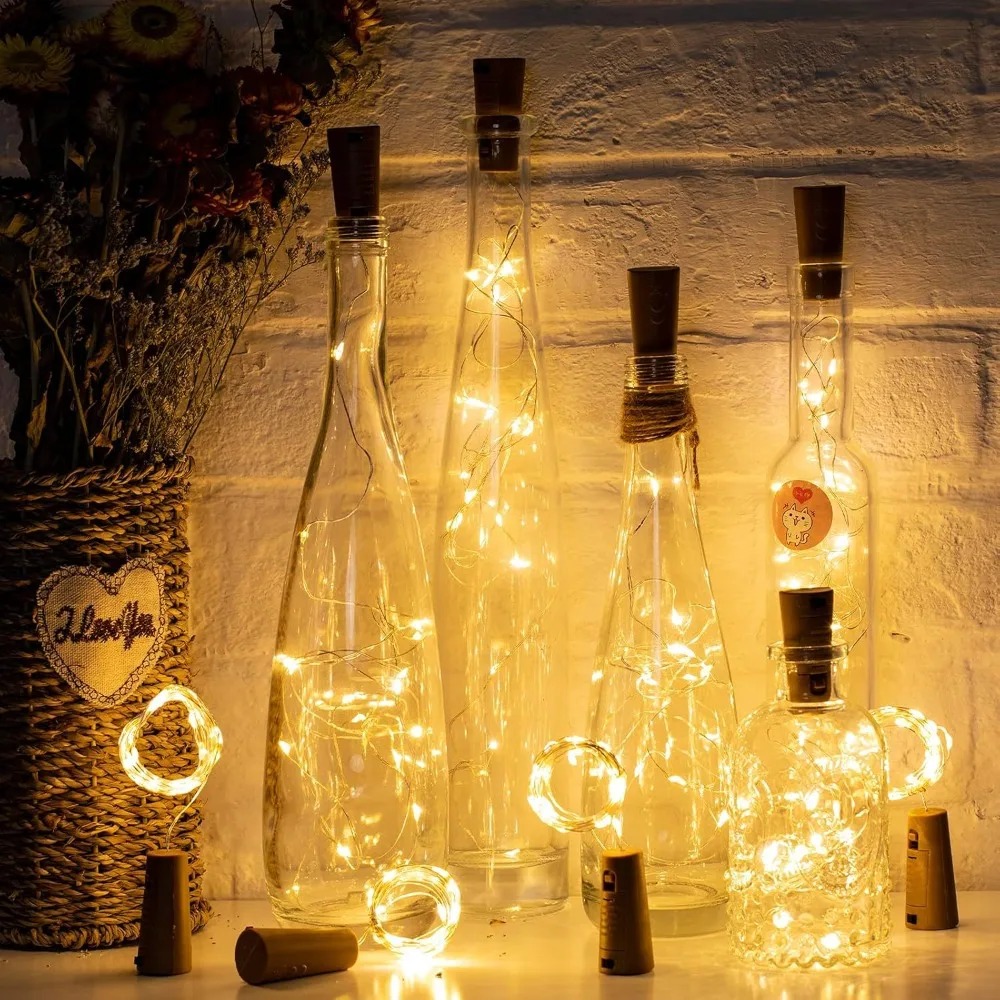 Decor Lighting Cork - Luci a Corda LED per Tappi