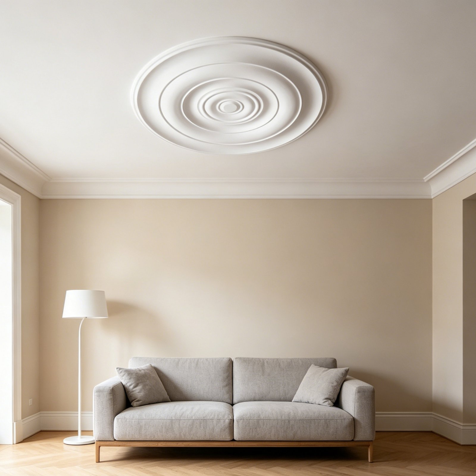 Lighting Design Decor - Medaglione Rotondo da Soffitto in Stile
