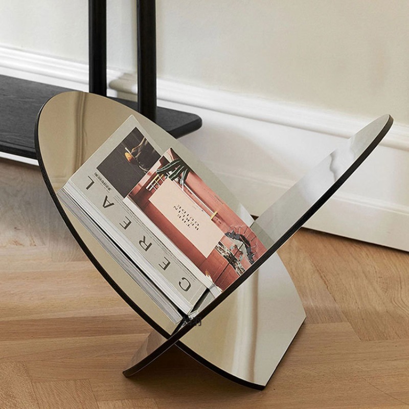 Lighting And Decor Magazine - Libreria in acciaio inossidabile di lusso
