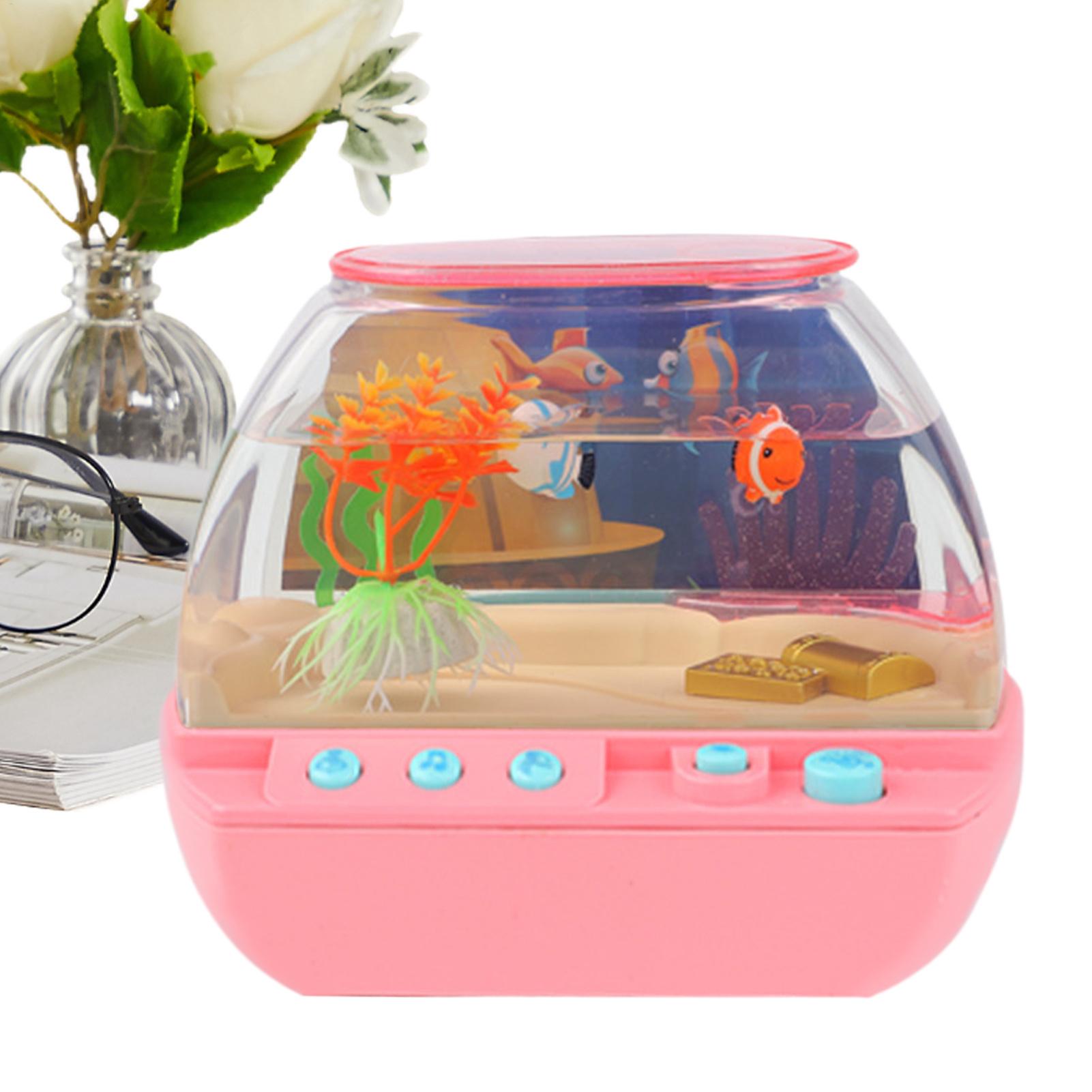 Lighting Decor Home - Acquario Giocattolo con Musica e Luci,