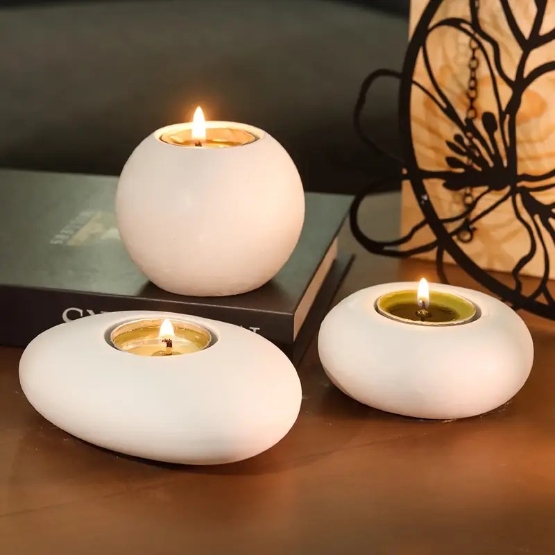 Candle Holder Set - Stampo in silicone per portacandele tealight,