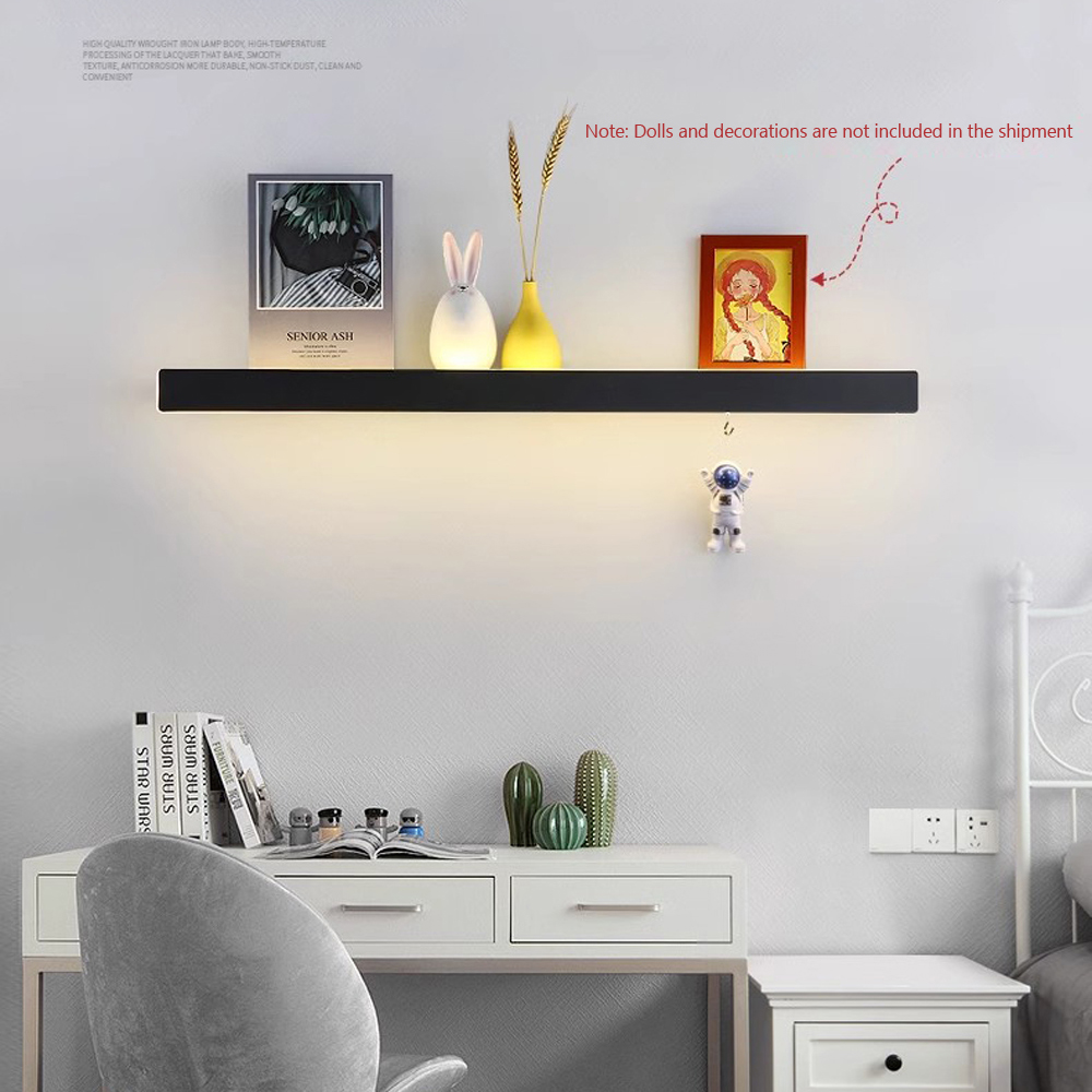 Lighting Room Decor Photo - Mensola a parete moderna illuminata a