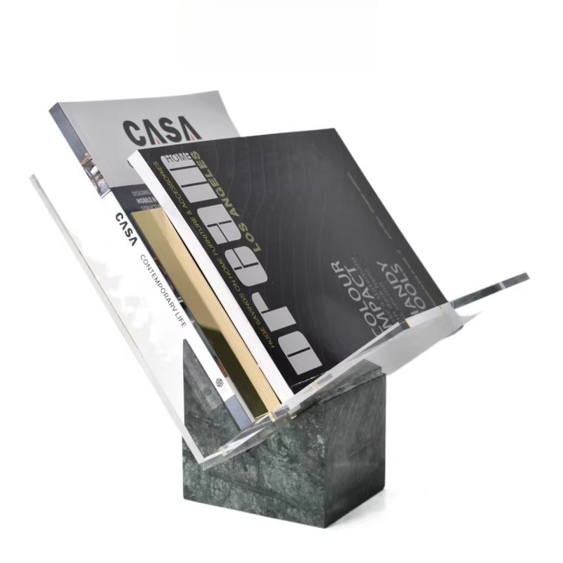 Lighting And Decor Magazine - Espositore per Riviste in Acrilico di