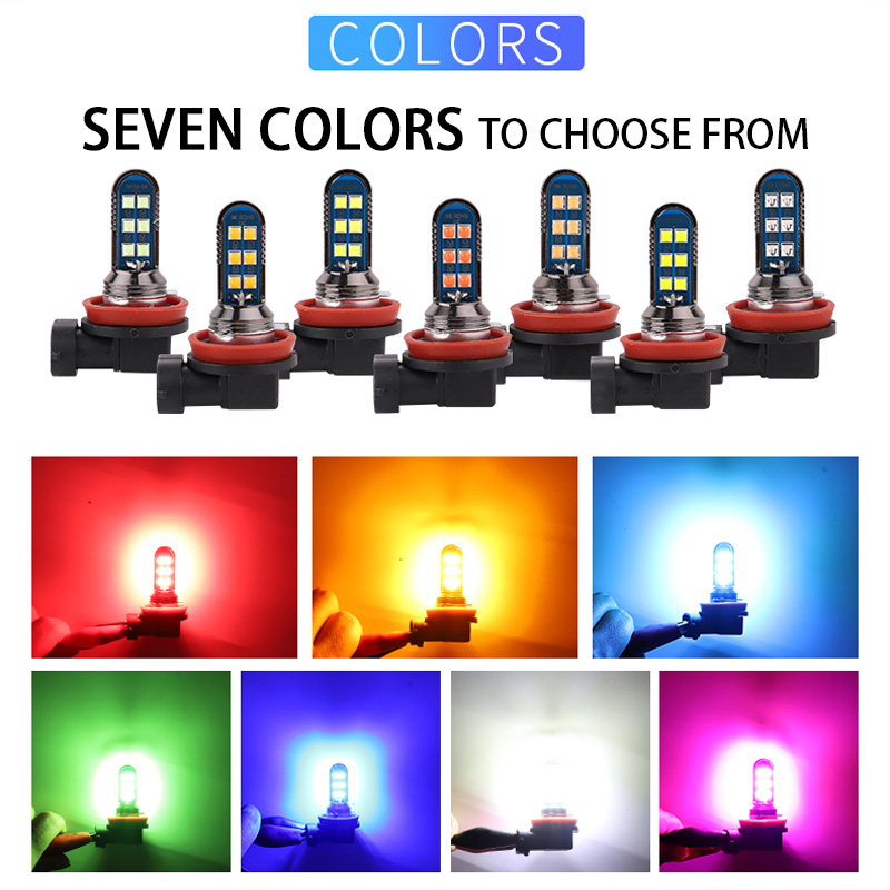 Colour Changing Bulb - 2 pz 7 colori verde arancione