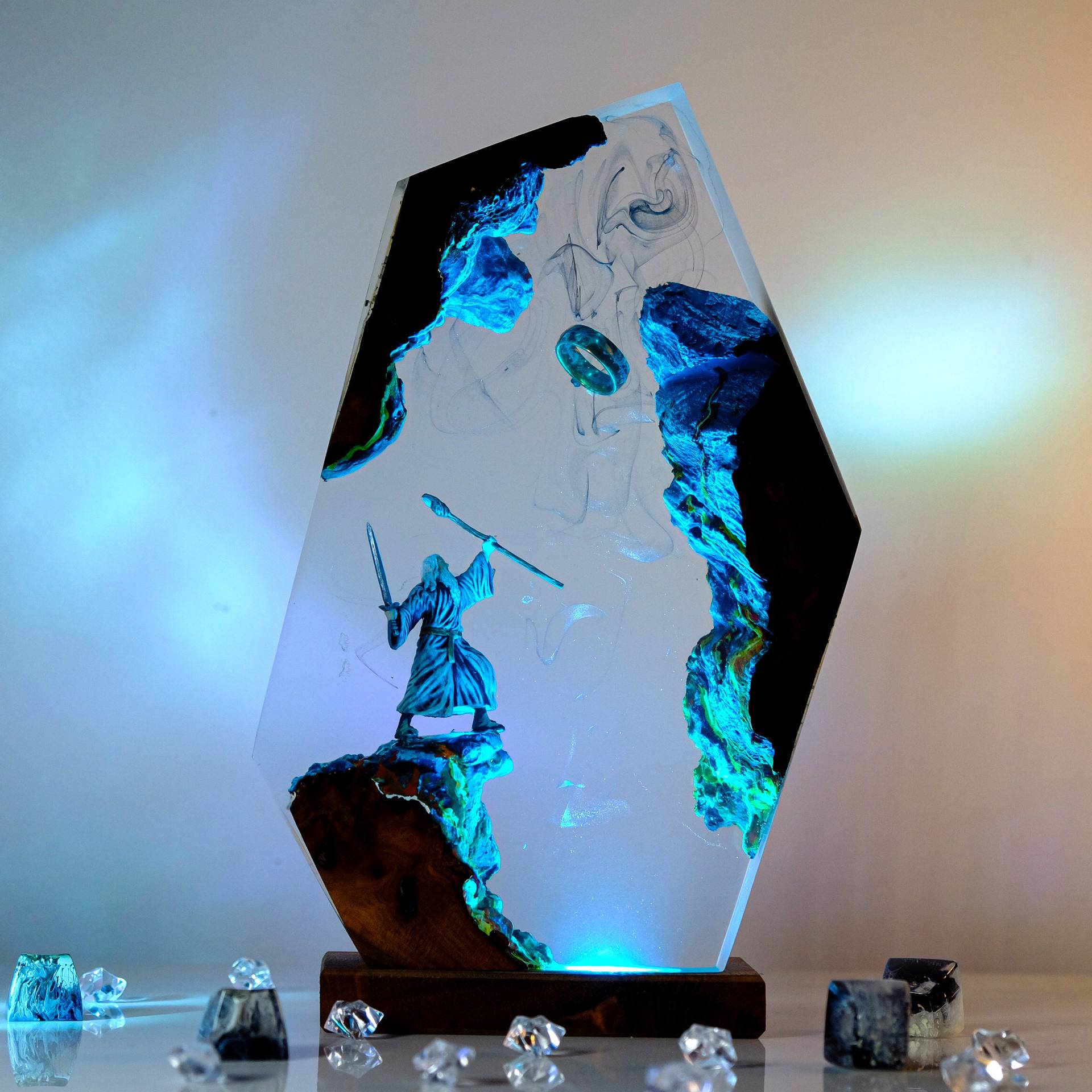 Lighting Decoration For Wedding - Lampada da Tavolo in Resina con