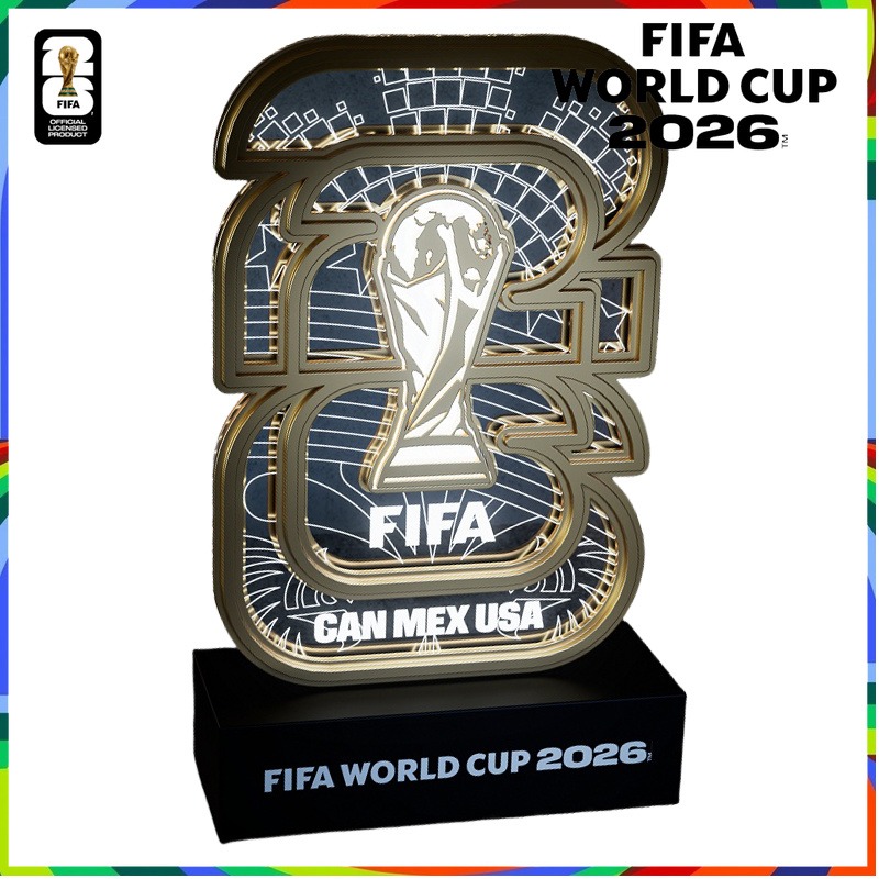 Lighting World Decor - Lampada LED a Tema Calcio FIFA