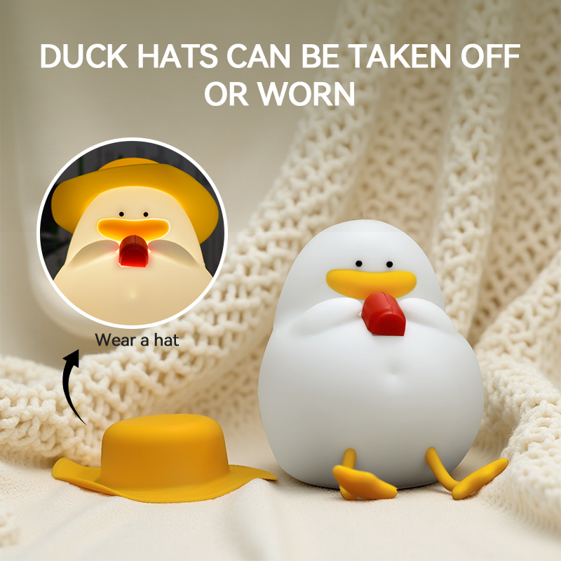 Lighting Decor Home - Luce notturna Happy Duck, lampada da
