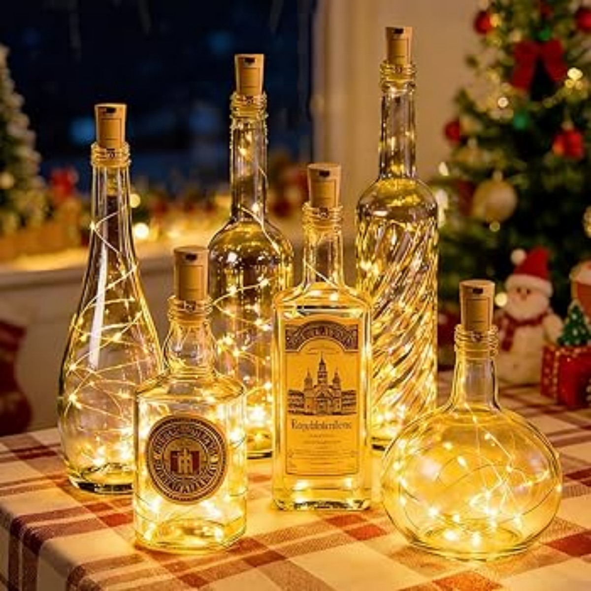 Decor Lighting Cork - Luci a bottiglia con tappo in