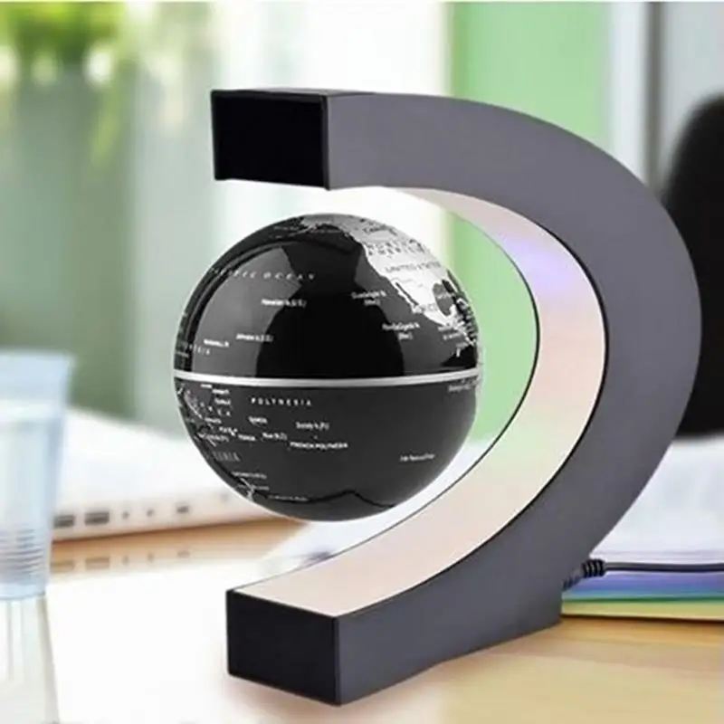 Lighting World Decor - Globo Fluttuante Magnetico con Levitazione, Mappa