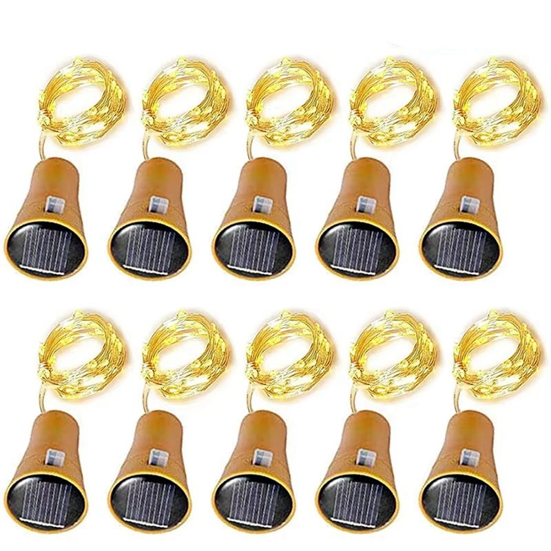 Decor Lighting Cork - AT02-Set di 10 luci solari a