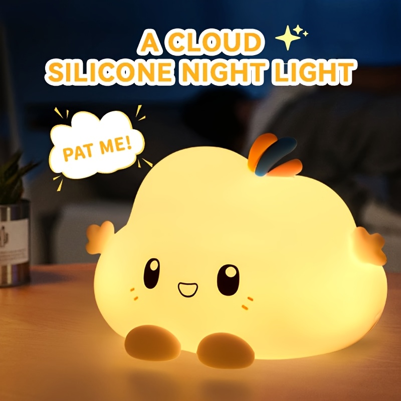 Lighting Decor Home - Luce notturna a nuvola, attenuazione touch-controllo,