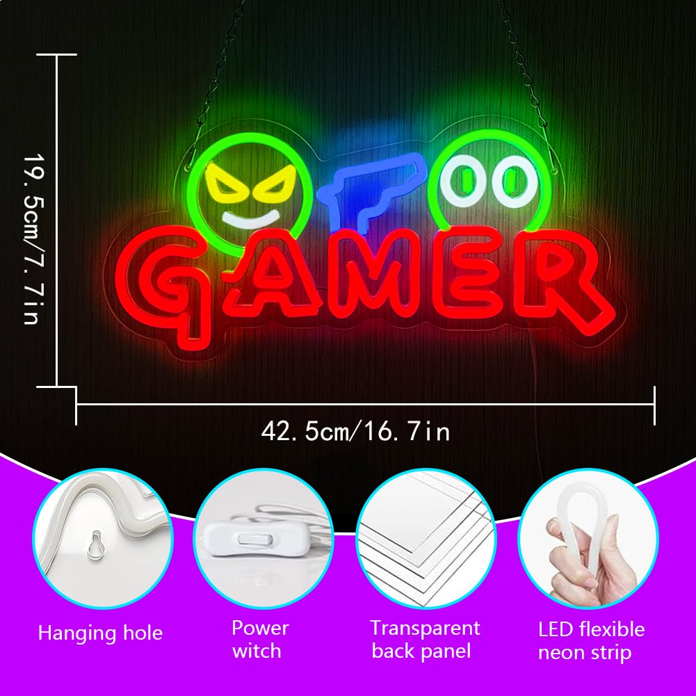 Insegna al Neon LED per Gamer, - Lighting Decoration For Wedding recensione e prezzo
