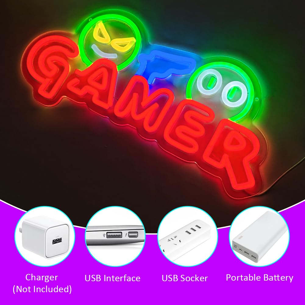 Insegna al Neon LED per Gamer, - Lighting Decoration For Wedding recensione e prezzo