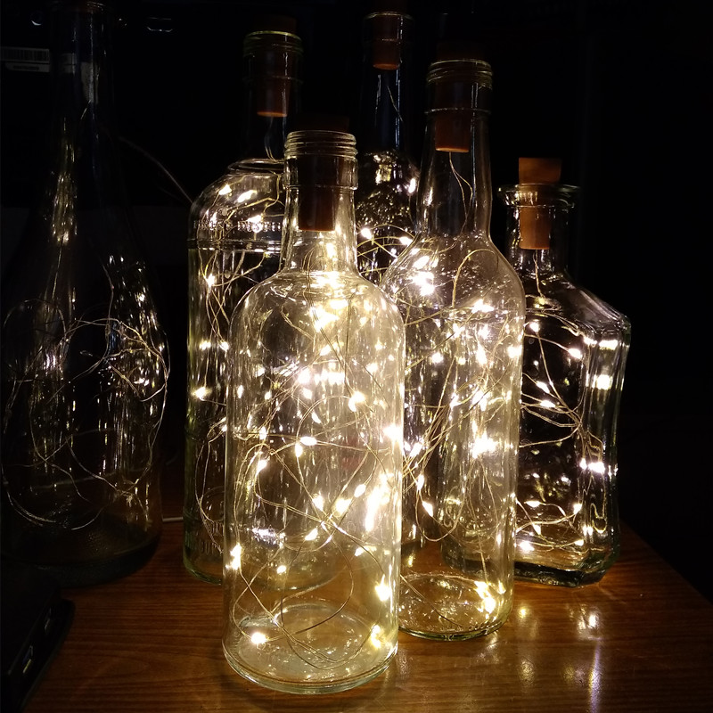 6 pezzi 20led bottiglia di vin - Decor Lighting Cork recensione e prezzo