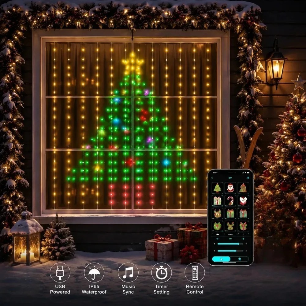 Luci a Tenda LED Pixel Control - Lighting Decor Home recensione e prezzo