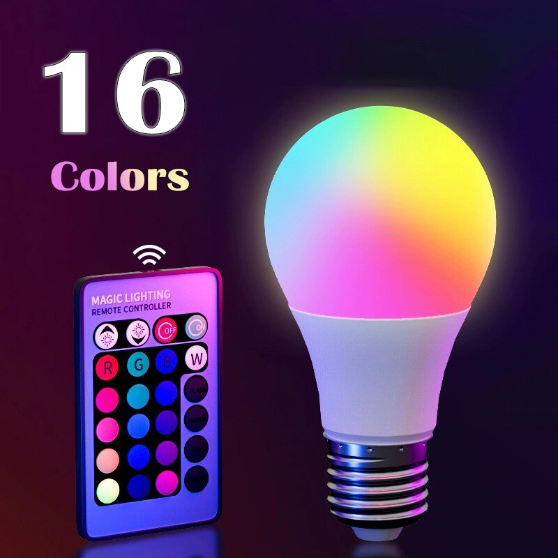 Lampadina LED RGB E27 220V 16  - Colour Changing Bulb recensione e prezzo