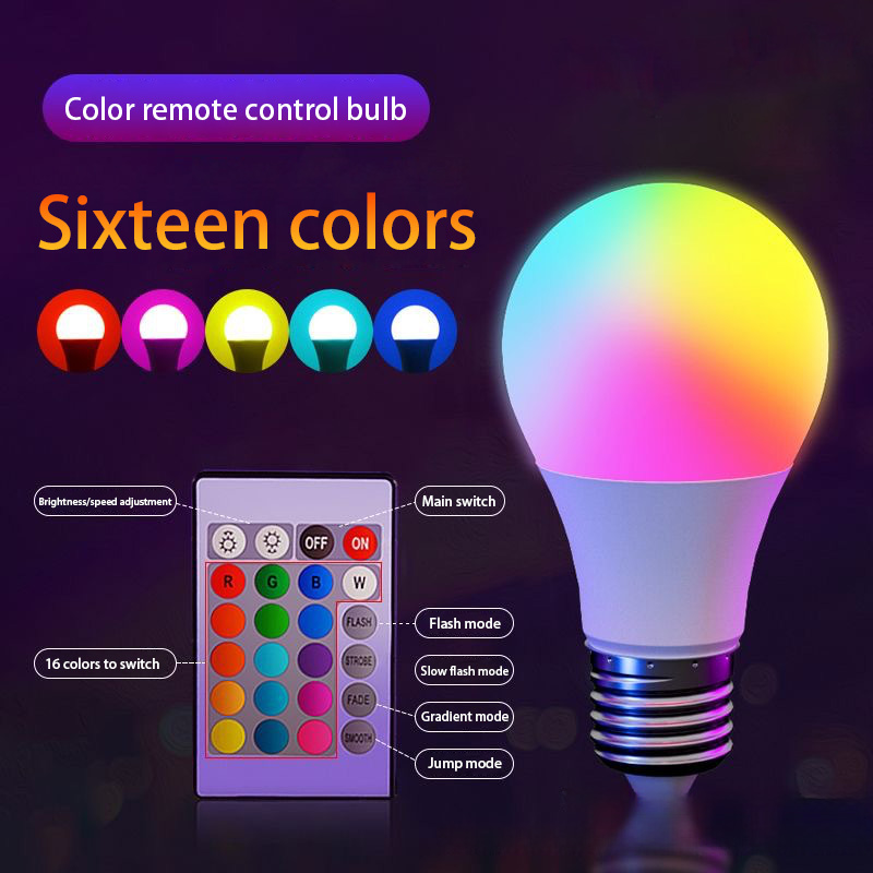 Lampadina LED RGB E27 220V 16  - Colour Changing Bulb recensione e prezzo