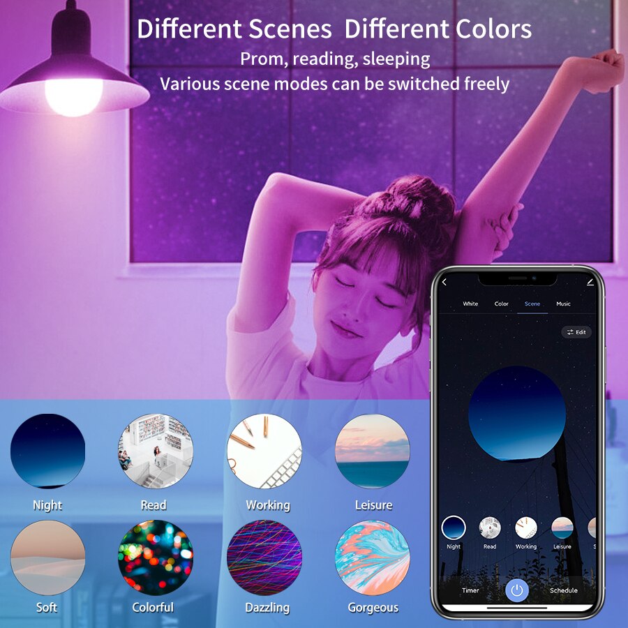 Lampadina LED Bluetooth Tuya D - Colour Changing Bulb recensione e prezzo