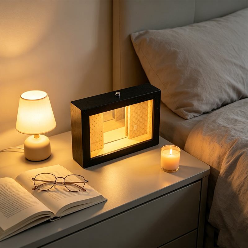 Cornice Fotografica con Specch - Lighting Room Decor Photo recensione e prezzo