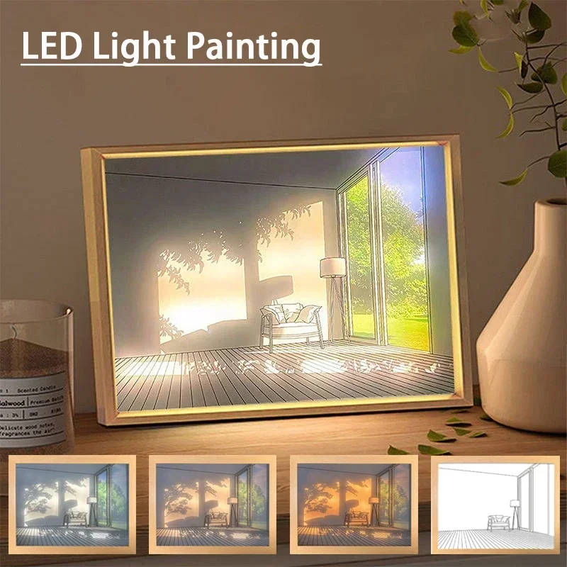 Pittura decorativa a luce LED  - Lighting Room Decor Photo recensione e prezzo