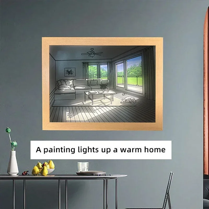 Pittura decorativa a luce LED  - Lighting Room Decor Photo recensione e prezzo