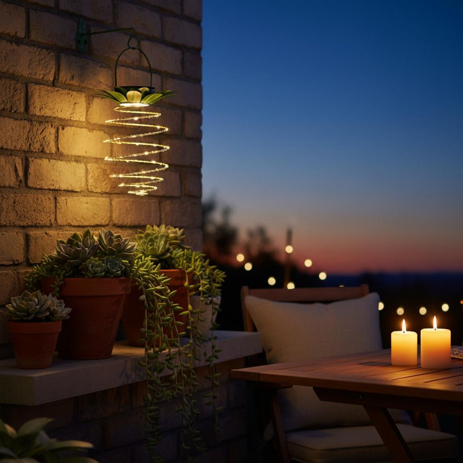 2 Pezzi Lampada Solare a Forma - Lighting Design Decor recensione e prezzo