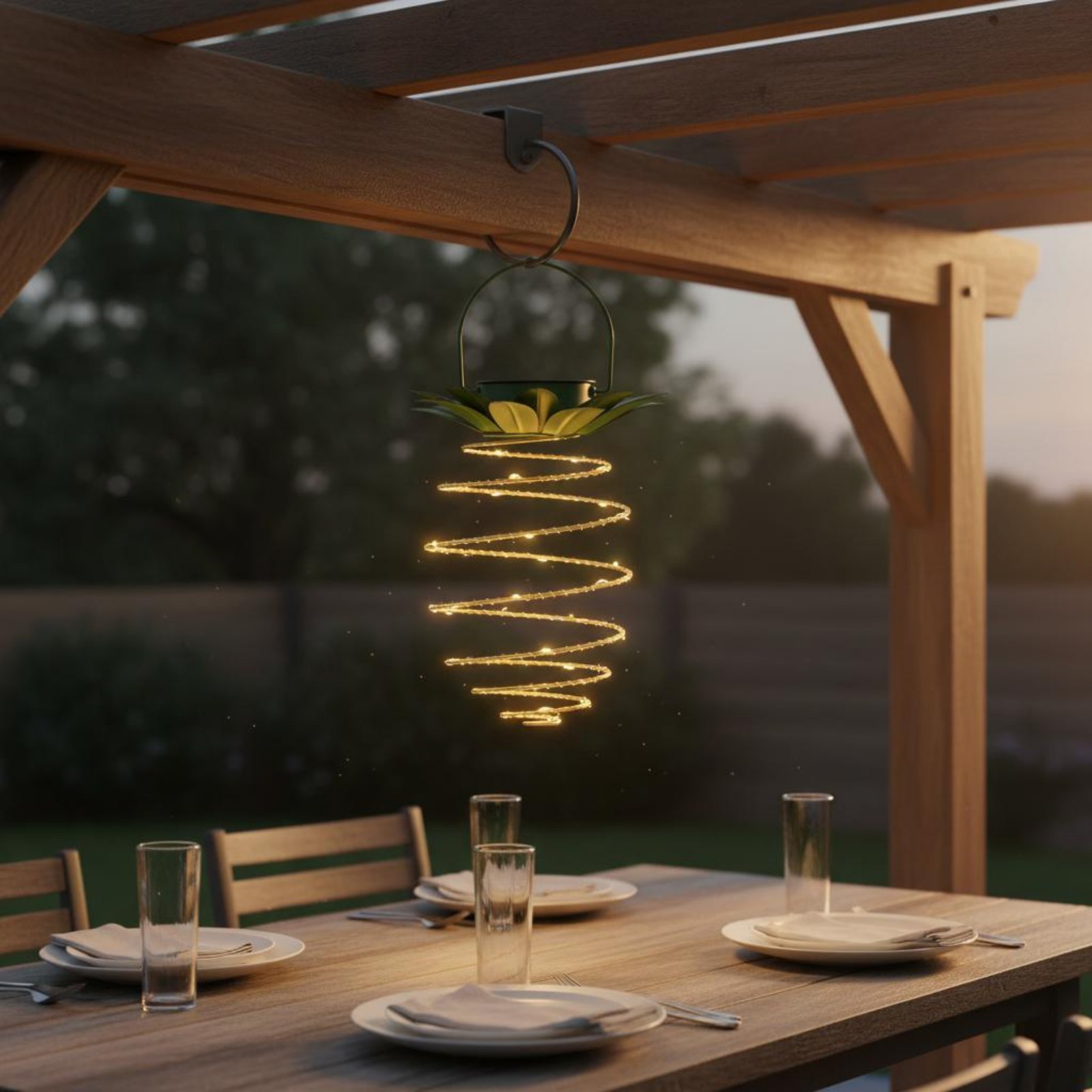 2 Pezzi Lampada Solare a Forma - Lighting Design Decor recensione e prezzo