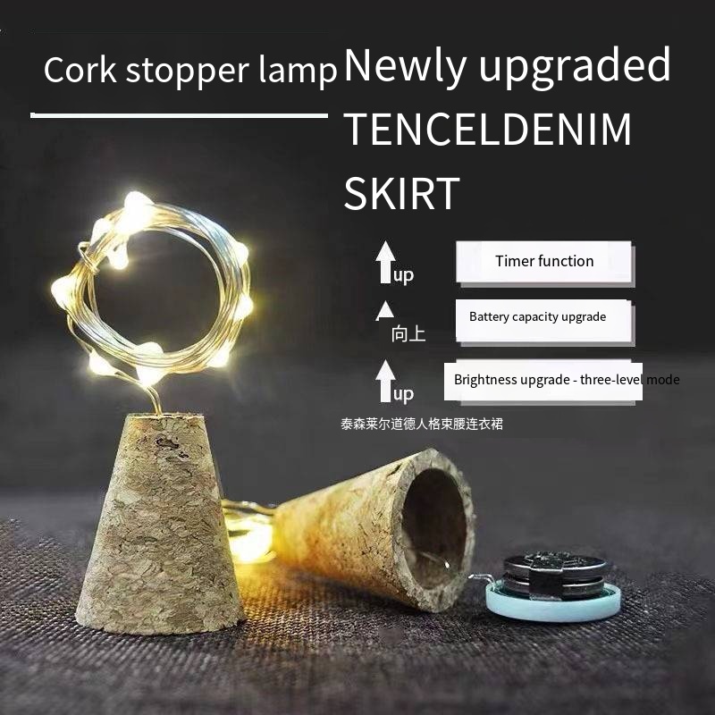 Wodden Bar LED Bottiglia di vi - Decor Lighting Cork recensione e prezzo