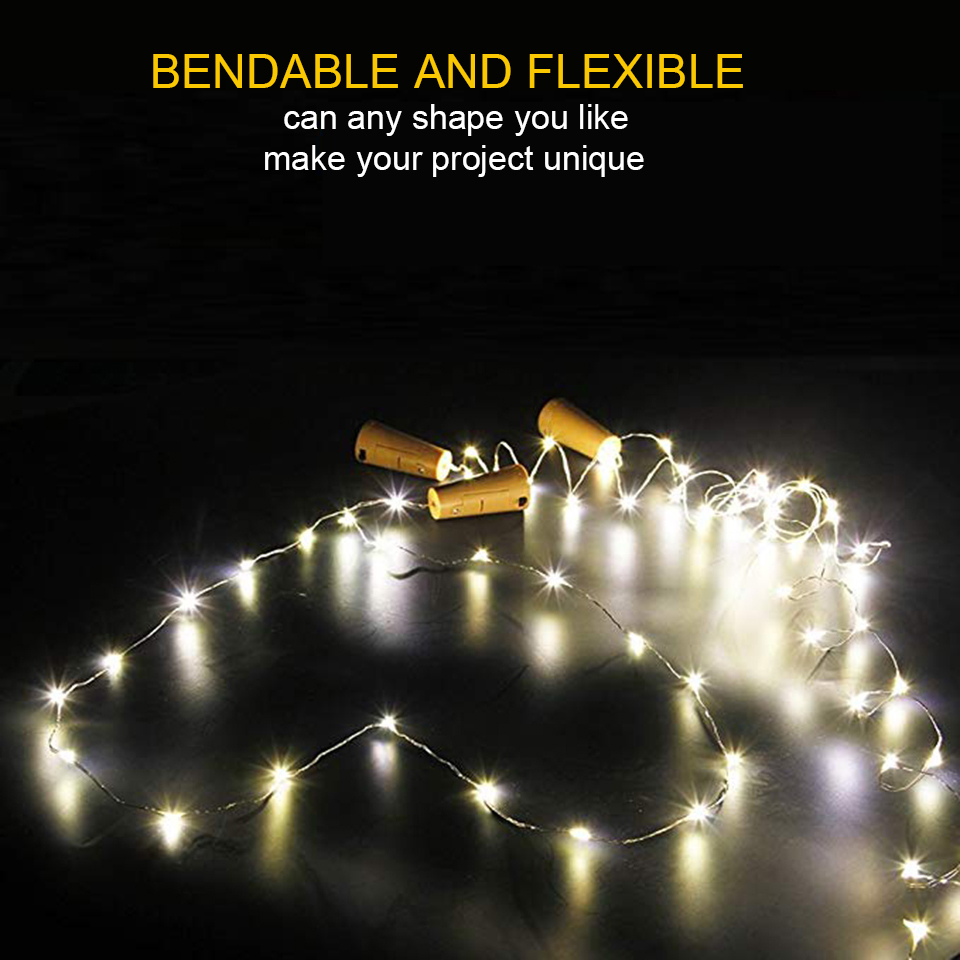 1/3/5/10/20pcs luce per bottig - Decor Lighting Cork recensione e prezzo