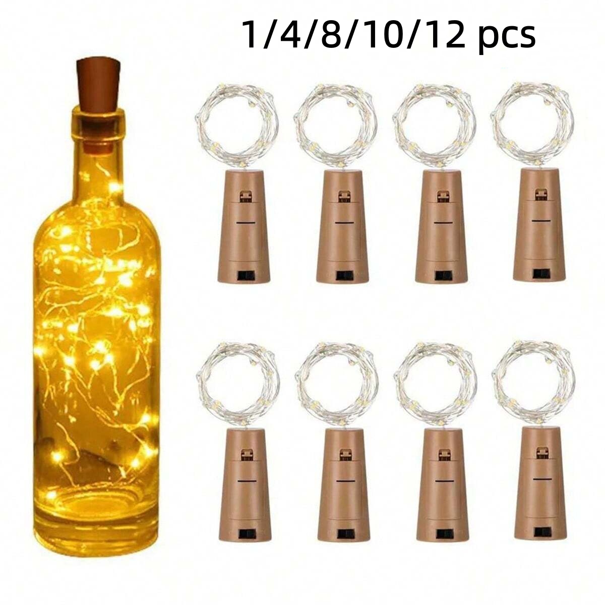 Luci a bottiglia con tappo in  - Decor Lighting Cork recensione e prezzo