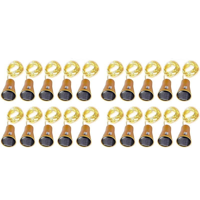ABXF-20Pcs Luci Solari a Forma - Decor Lighting Cork recensione e prezzo