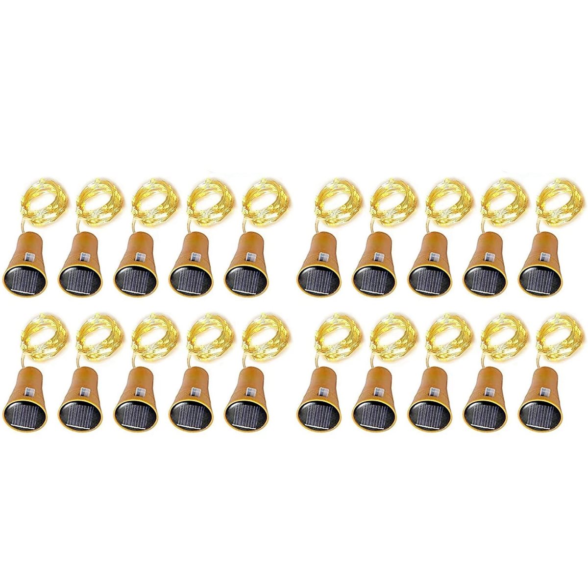 ABXF-20Pcs Luci Solari a Forma - Decor Lighting Cork recensione e prezzo