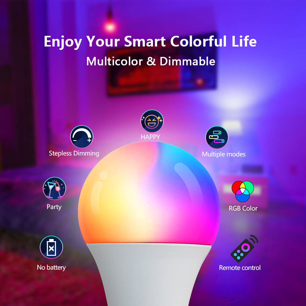 Lampadina LED RGB 16 Colori, E - Colour Changing Bulb recensione e prezzo